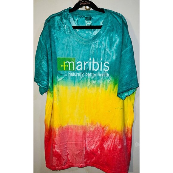 Colortone Maribis Naturally Better Health Tie-Dye T-Shirt L - Picture 1 of 3